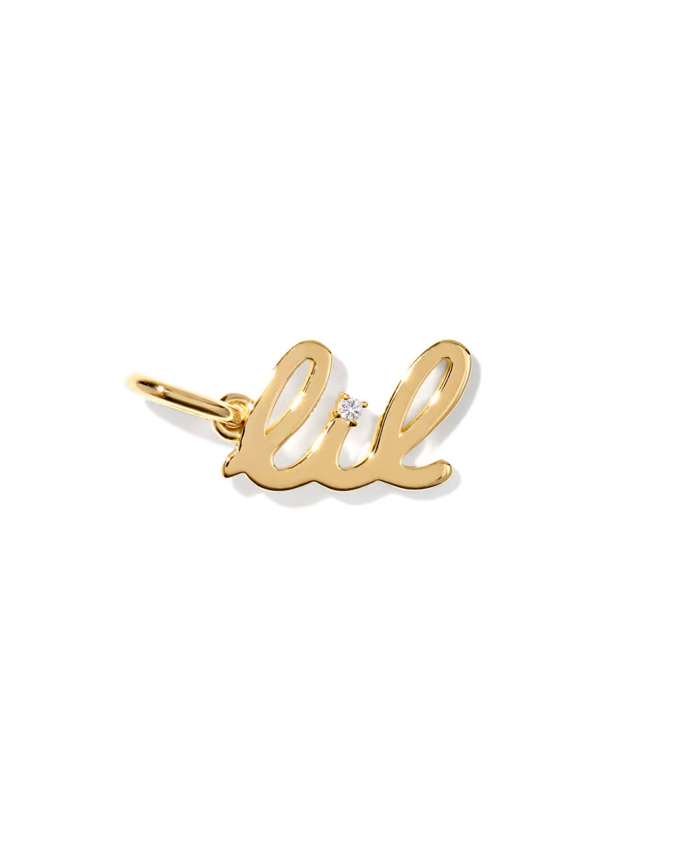 Lil Sterling Silver Charm