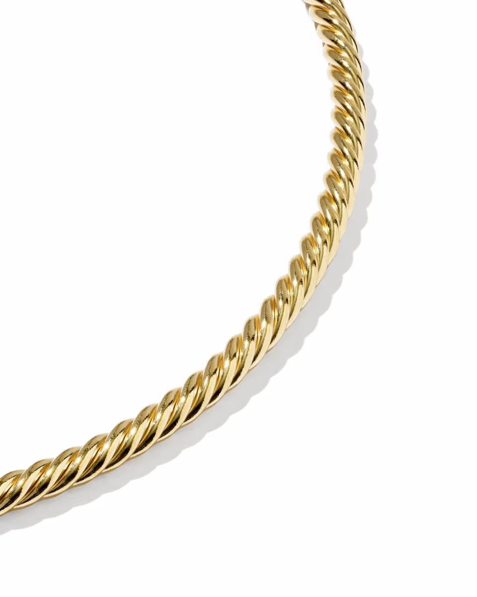 Victoria Large Twist 14k Gold-Filled Collar Necklace