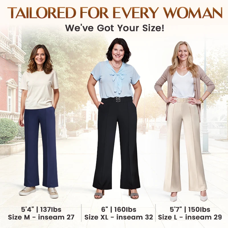 LAST DAY 70% OFF - Perfect Drape High Rise Ultra Soft Pull-On Pants