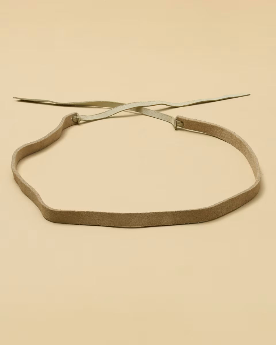 Suede Tie Hat Band