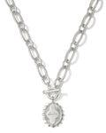 Abuelita Silver Link and Chain Necklace