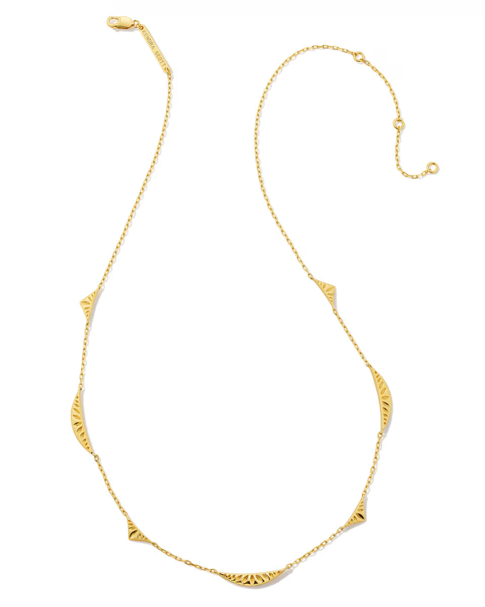 Sophee Strand Necklace in 18k Yellow Gold Vermeil
