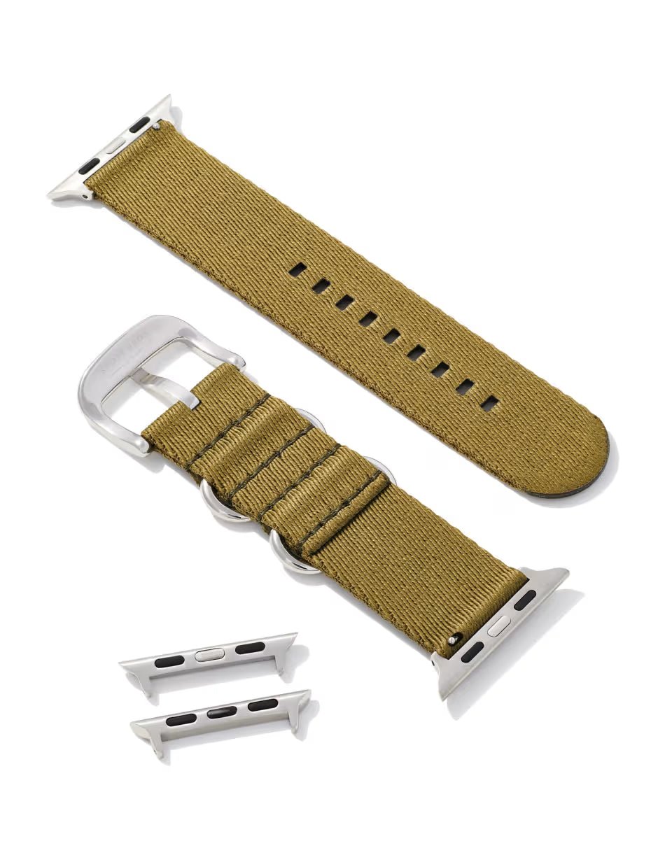 Kenneth Nylon Watch Band in Black