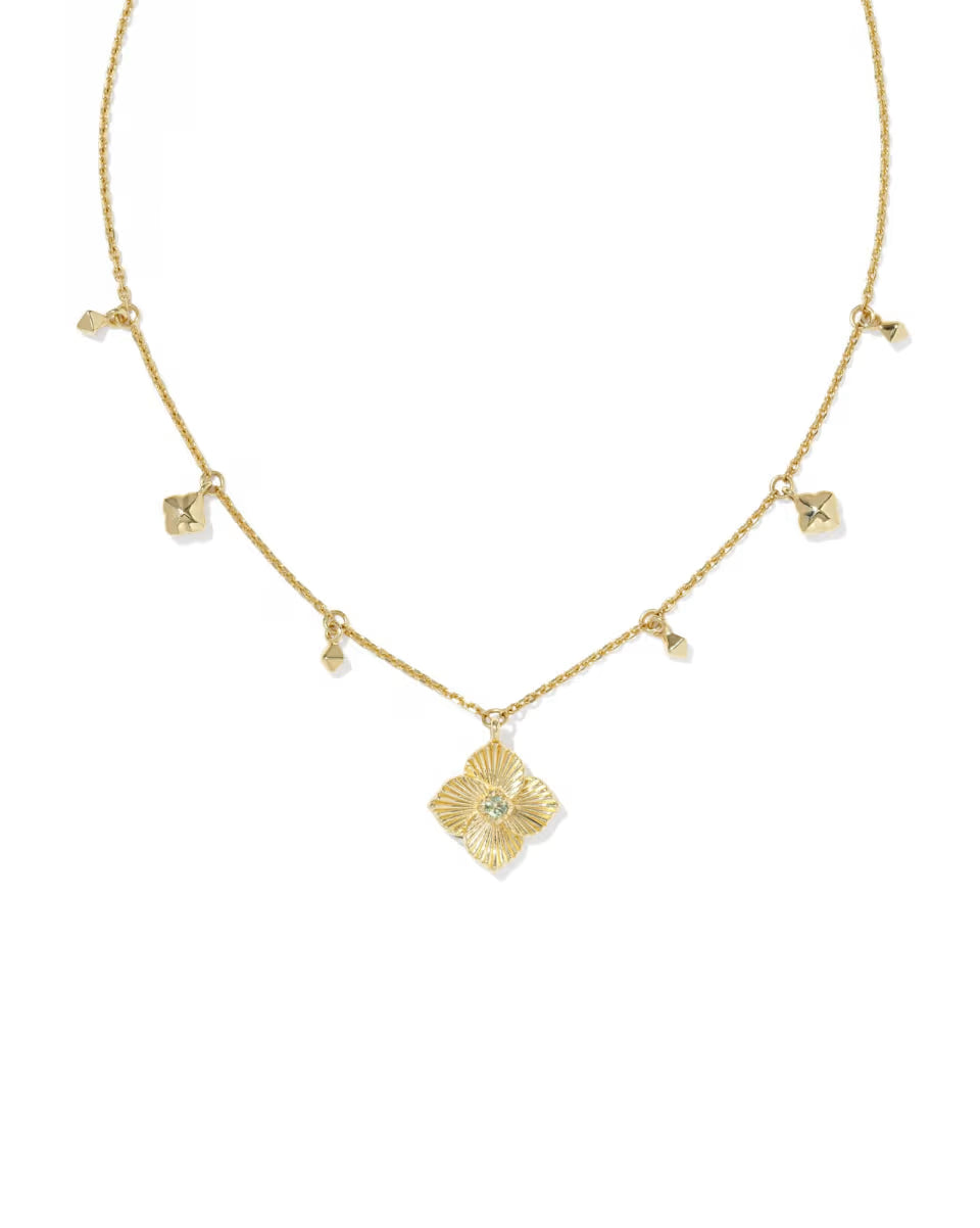 Dira Sunray Sterling Silver Short Pendant Necklace