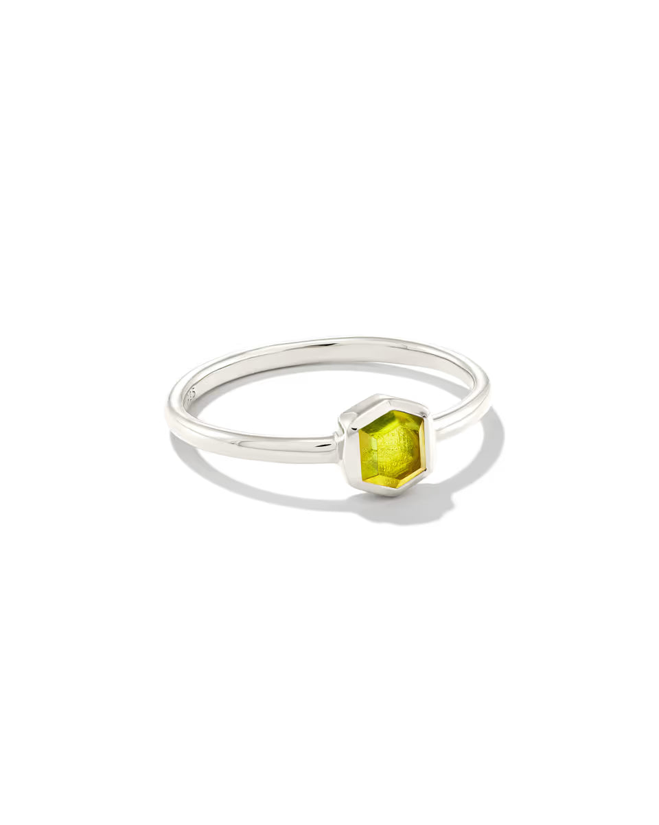 Davie Sterling Silver January Band Ring
