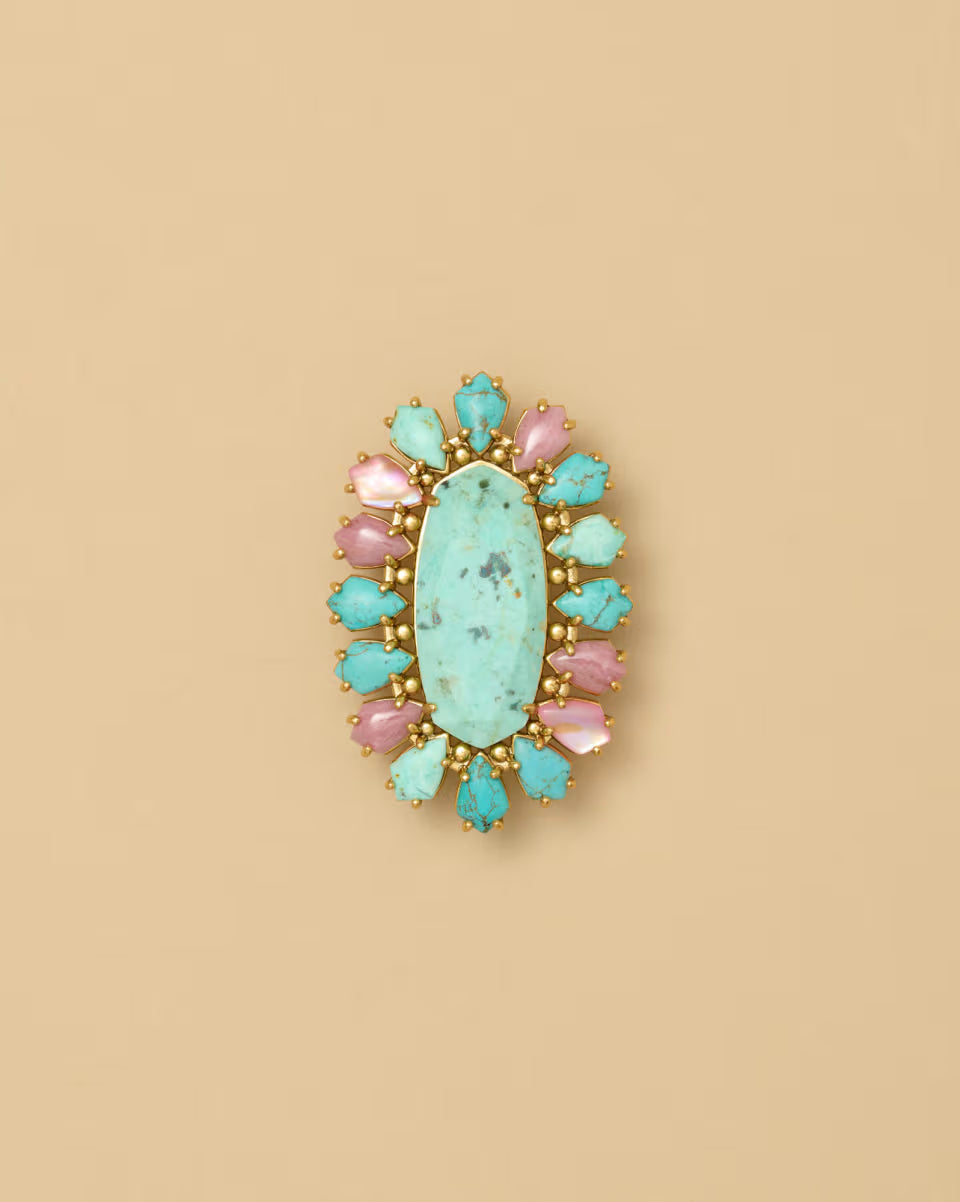 Flynn Vintage Gold Hat Pin