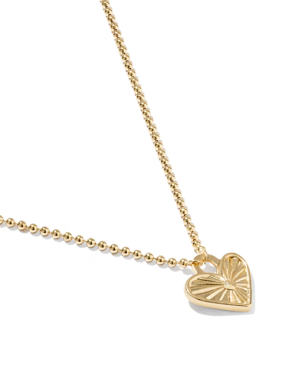 Ari Heart Beaded 14k Gold-Filled Necklace