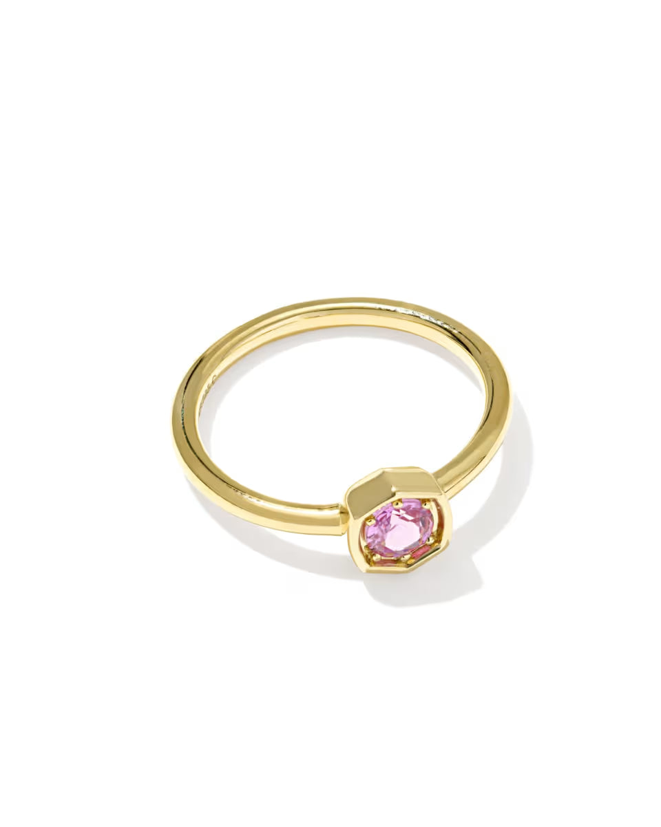 0.36 ct Lab Grown Gemstone Davie 14k White Gold Band Ring