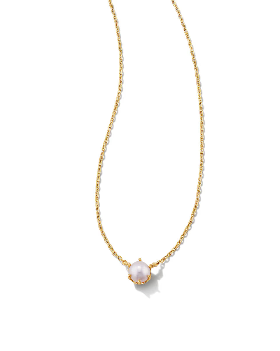 Ashton Gold Pendant Necklace in Freshwater Cultured Pearl