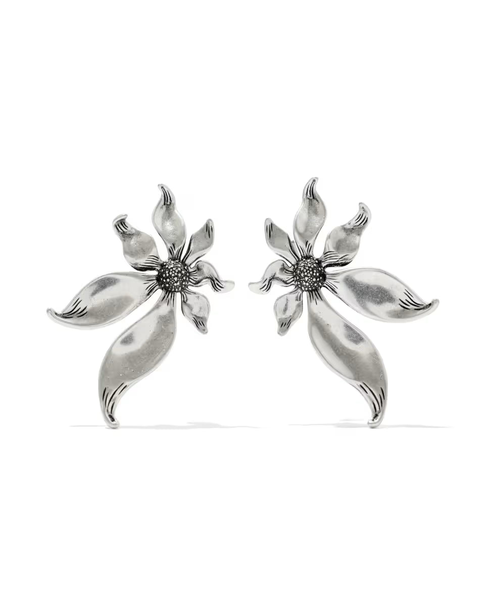 Anya Flower Gold Stud Earrings