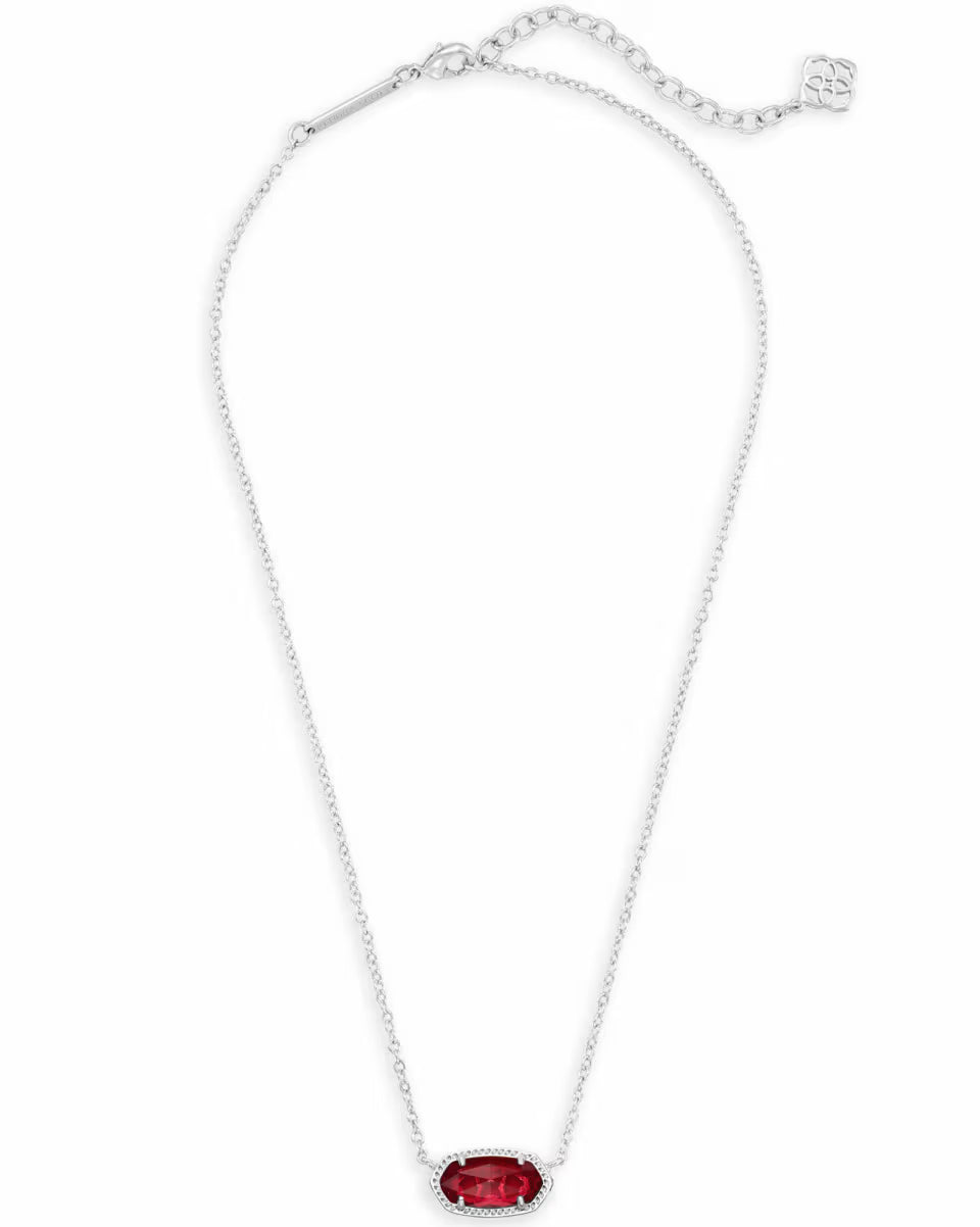 Elisa Silver Pendant Necklace