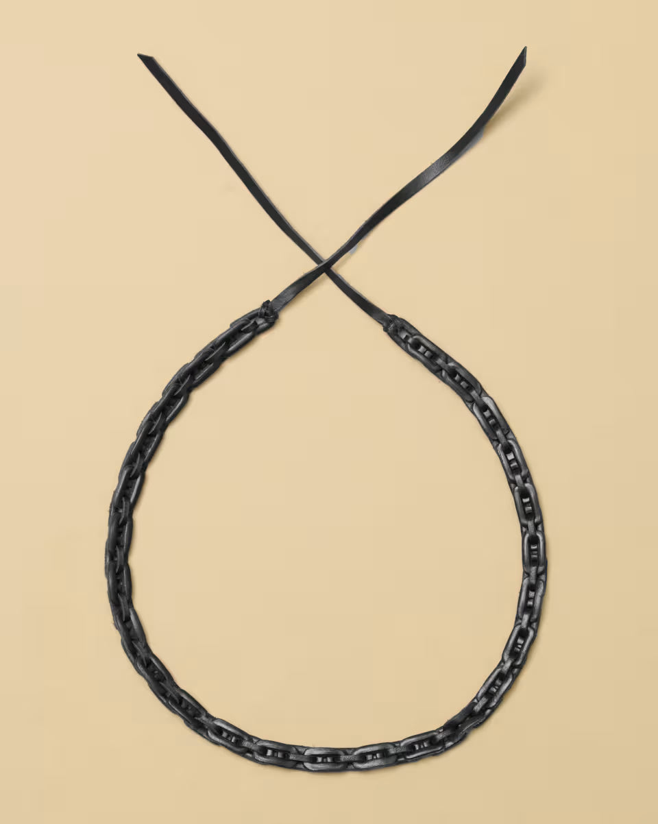 Leather Link Hat Band