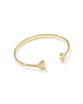 Framed Ari Heart Gold Cuff Bracelet