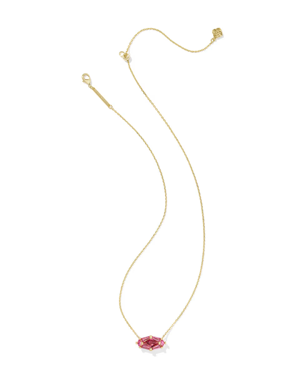 Lindy Rae Elisa Gold Short Pendant Necklace