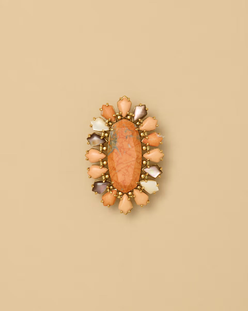 Flynn Vintage Gold Hat Pin