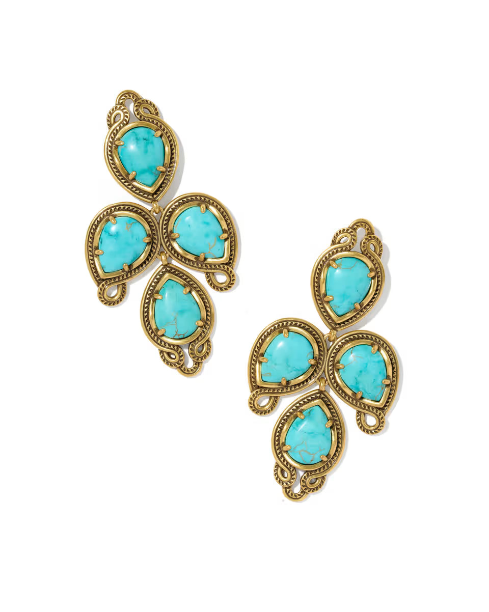 Tedi Vintage Silver Statement Earrings