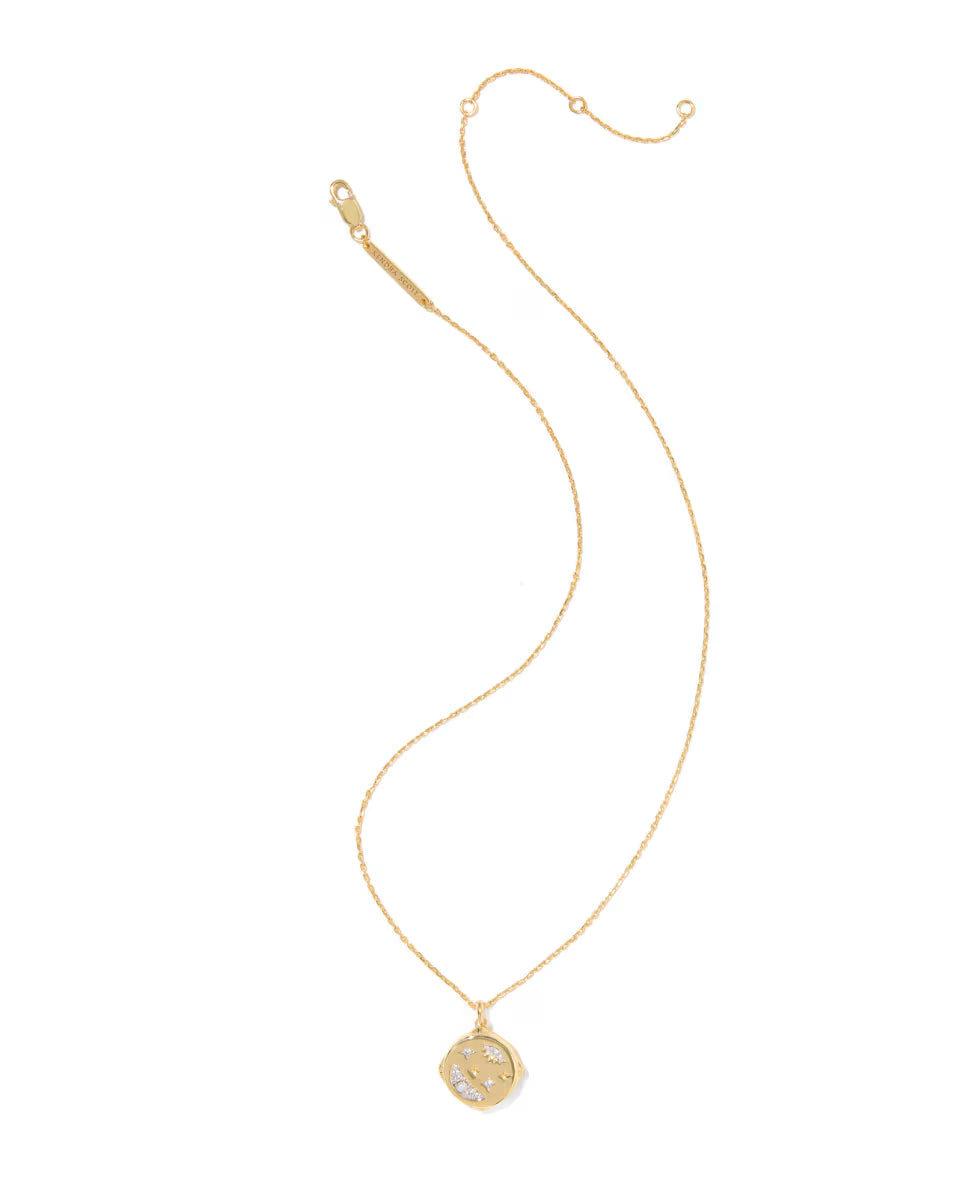 Skye Celestial 18k Yellow Gold Vermeil Locket Pendant Necklace