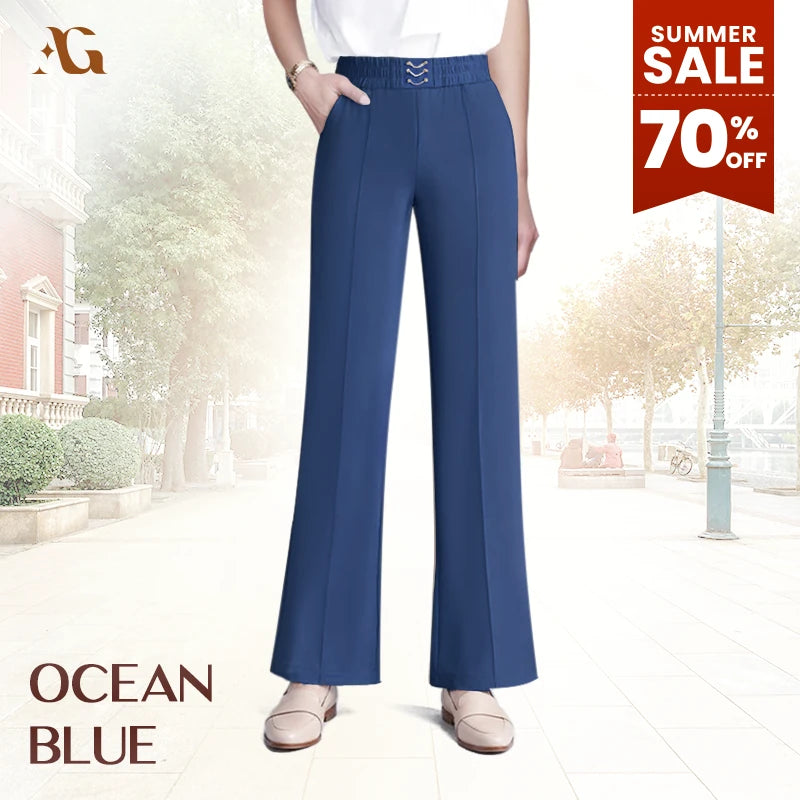LAST DAY 70% OFF - Perfect Drape High Rise Ultra Soft Pull-On Pants