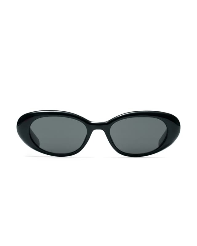 Oval Herringbone Sunglasses