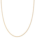 16” Thin Chain Necklace in 18k Gold Vermeil