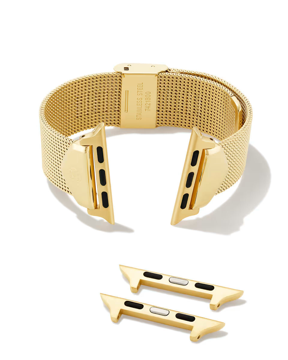 Mia Mesh Watch Band in Silver Stainless Steel