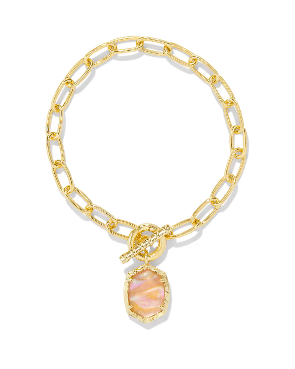 Daphne Convertible Gold Link and Chain Bracelet