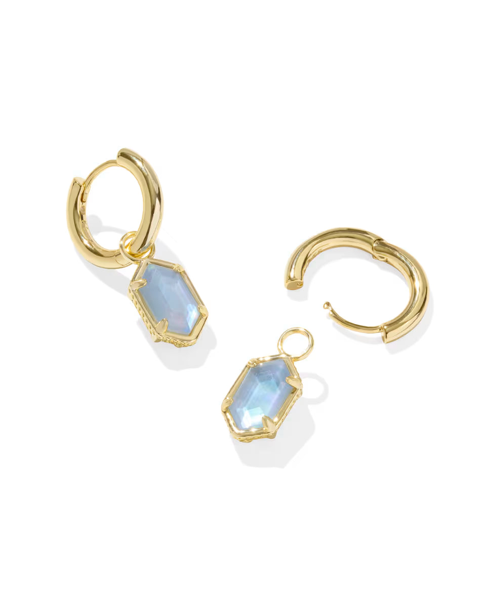 Hallie Gold Huggie Earrings