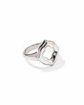 Dira Open Frame Sterling Silver Cocktail Ring