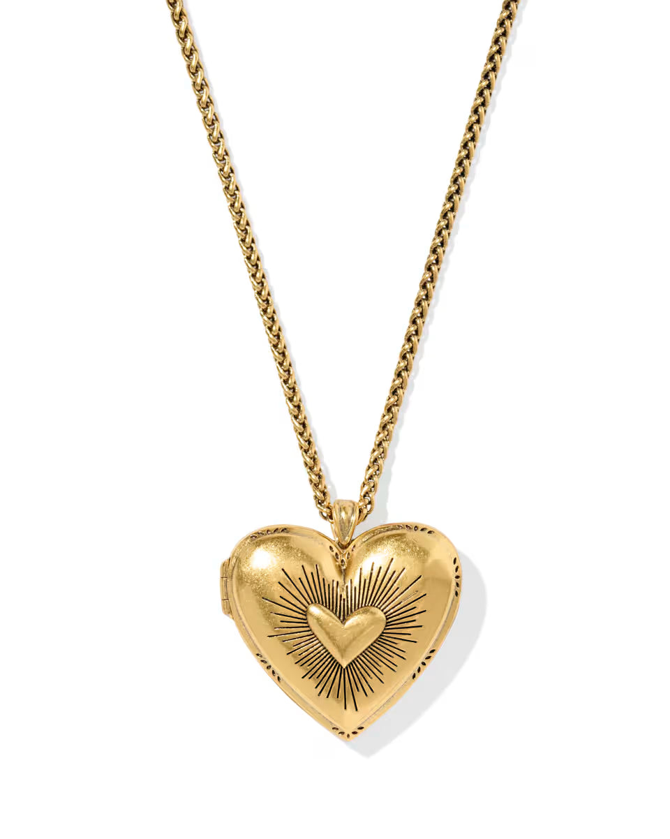 Dolly Parton x Kendra Scott Vintage Gold Locket Long Pendant Necklace
