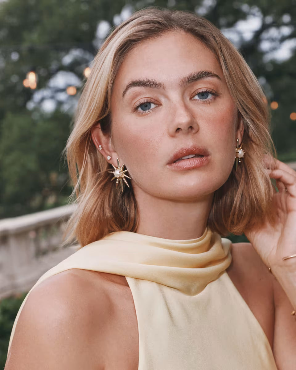 Rogan Vintage Silver Stud Earrings