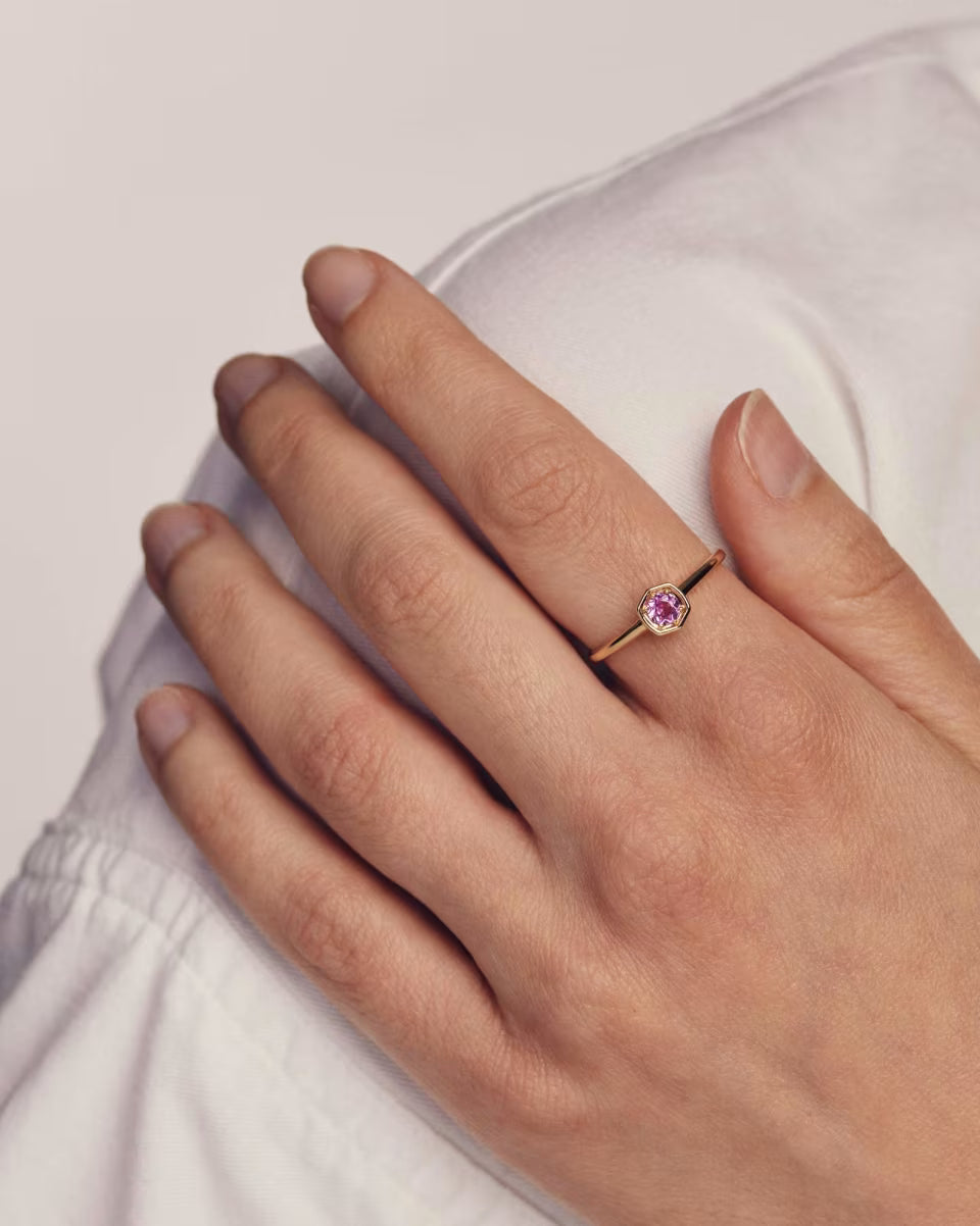 0.36 ct Lab Grown Gemstone Davie 14k White Gold Band Ring