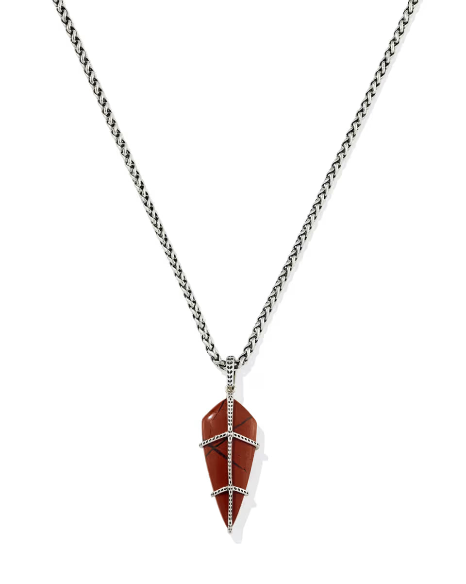 Trinity Vintage Silver Short Pendant Necklace