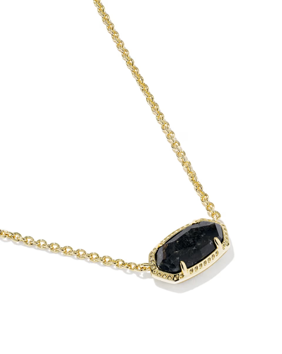 Elisa Gold Boo Short Pendant Necklace