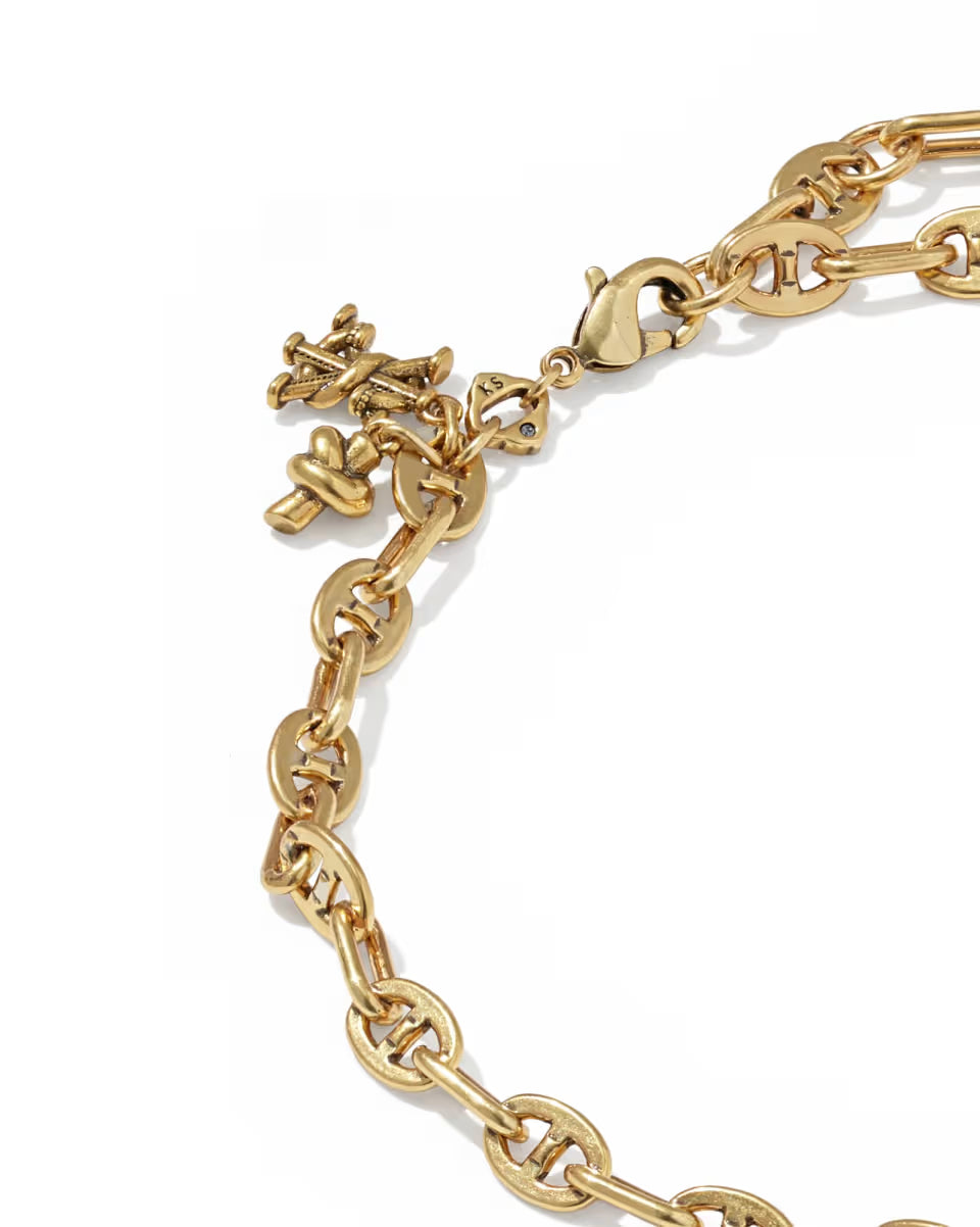 Parker Knot Gold Anklet