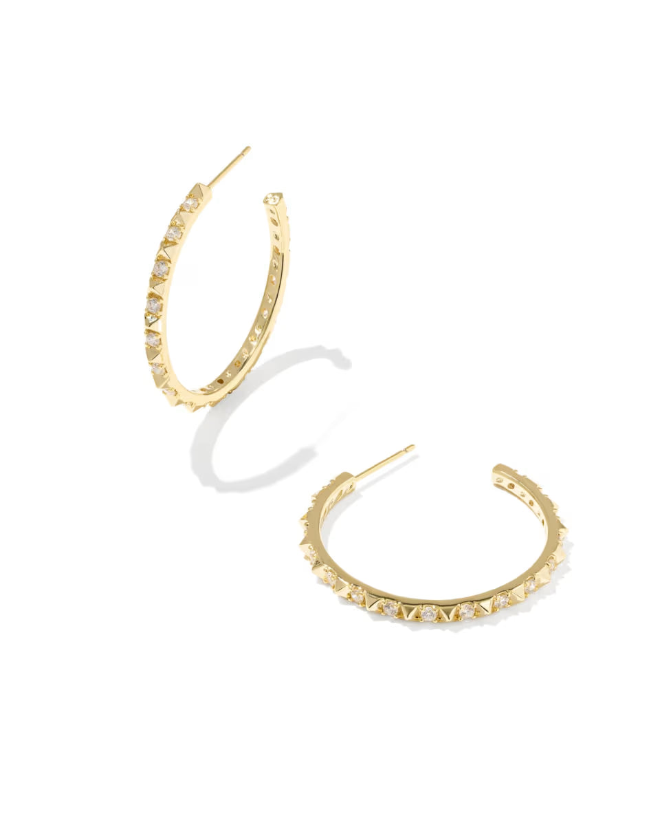 Fate Silver Hoop Earrings