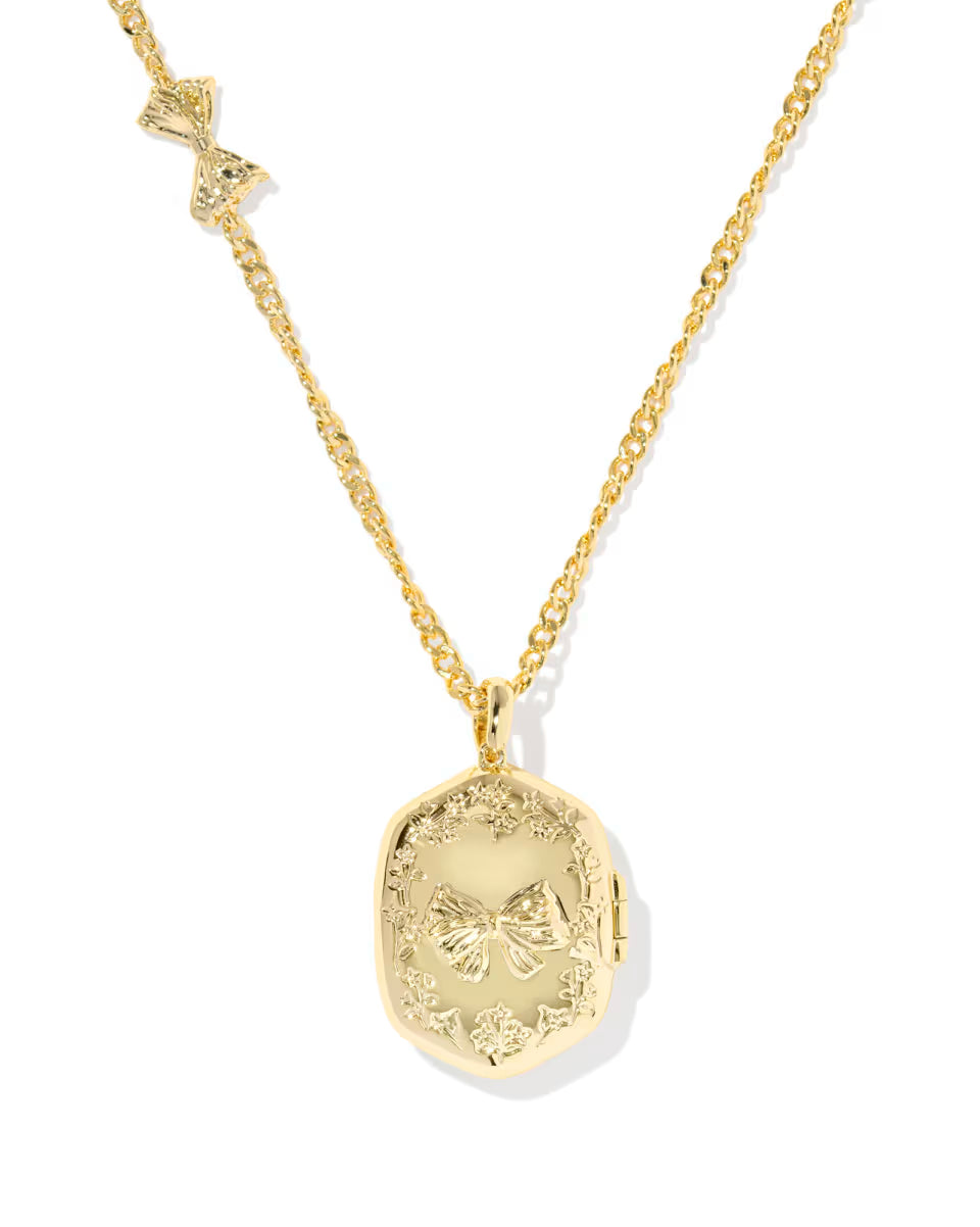 Kendra Scott x LoveShackFancy Daphne Gold Locket Necklace
