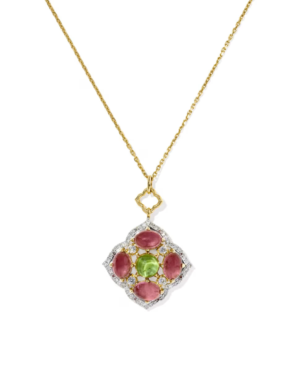 0.37 ct Heirloom Dira 14k Yellow Gold Pendant Necklace