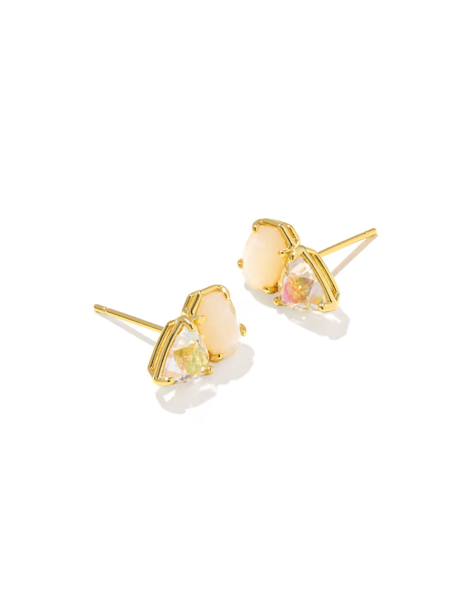 Tatum Gold Stud Earrings