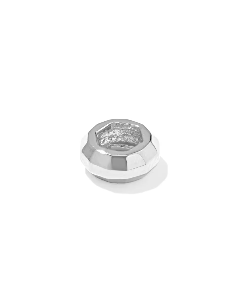 Textured 18k Gold Vermeil Spacer Charm