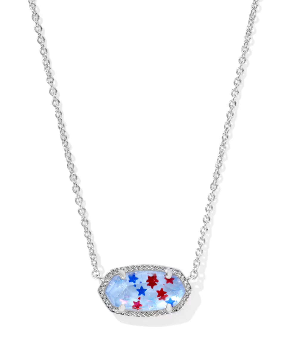 Elisa Silver Pendant Necklace