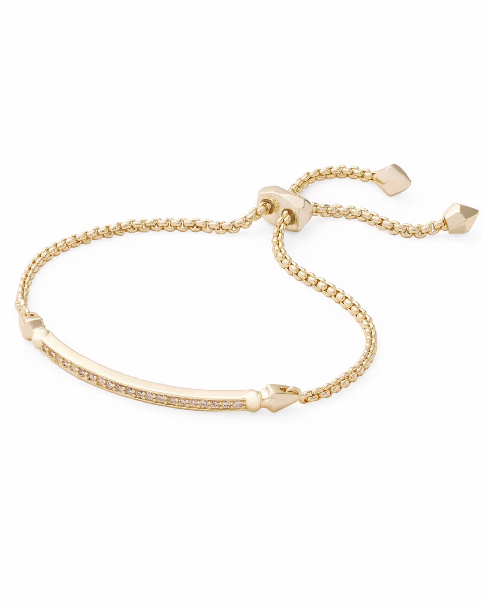 Ott Adjustable Chain Bracelet in Gunmetal