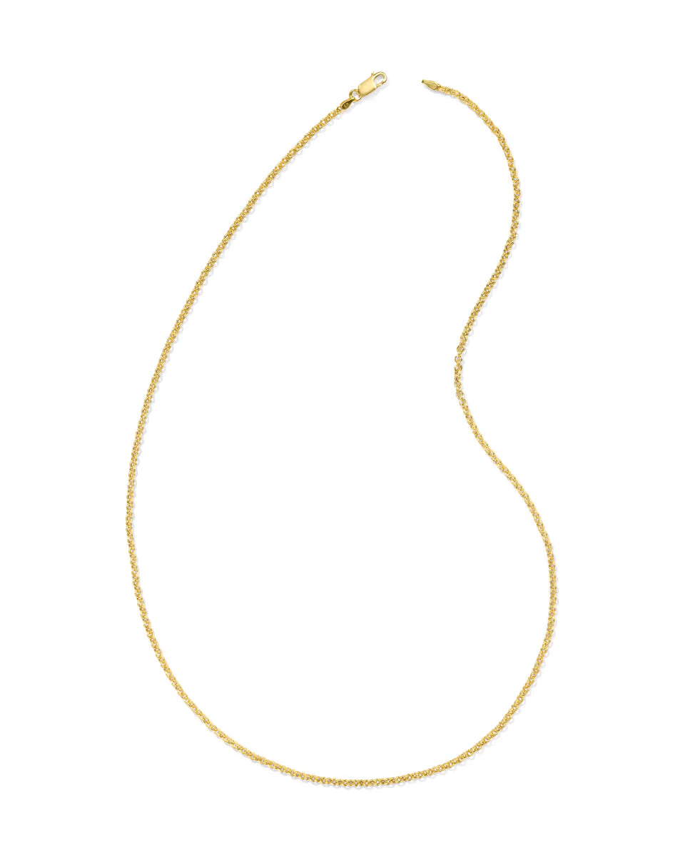 Axel 24 Chain Necklace in Oxidized Sterling Silver