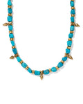 Shera Vintage Gold Beaded Necklace