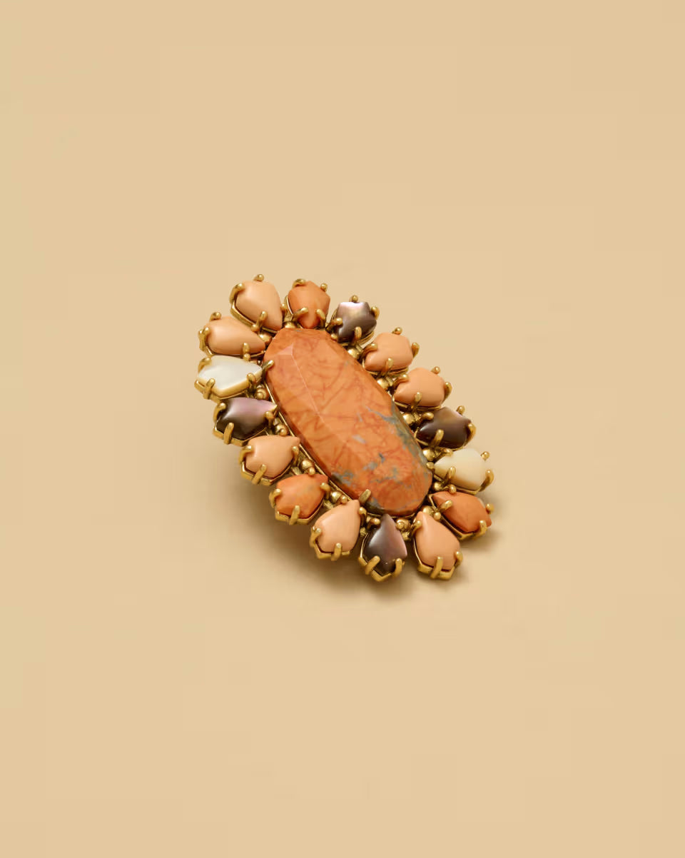 Flynn Vintage Gold Hat Pin