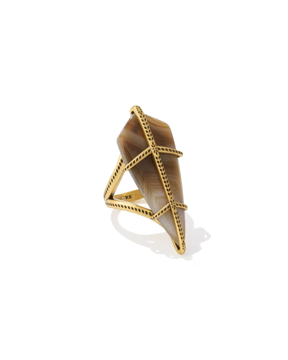 Trinity Vintage Siver Cocktail Ring