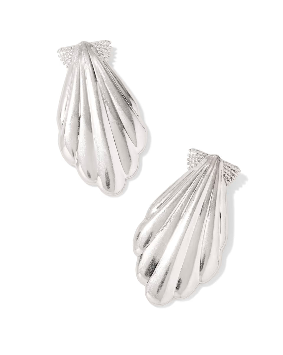 Alexa Vintage Gold Metal Statement Earrings