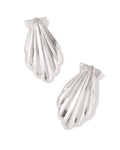Alexa Vintage Gold Metal Statement Earrings
