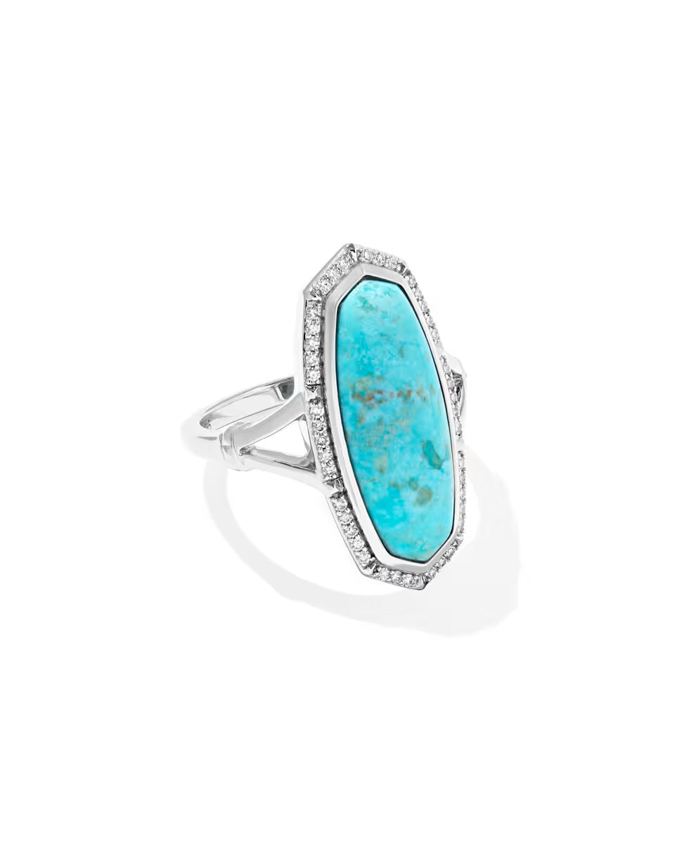 Dani 14k White Gold Cocktail Ring