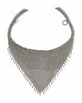 Keziah Vintage Silver Statement Bandana Necklace