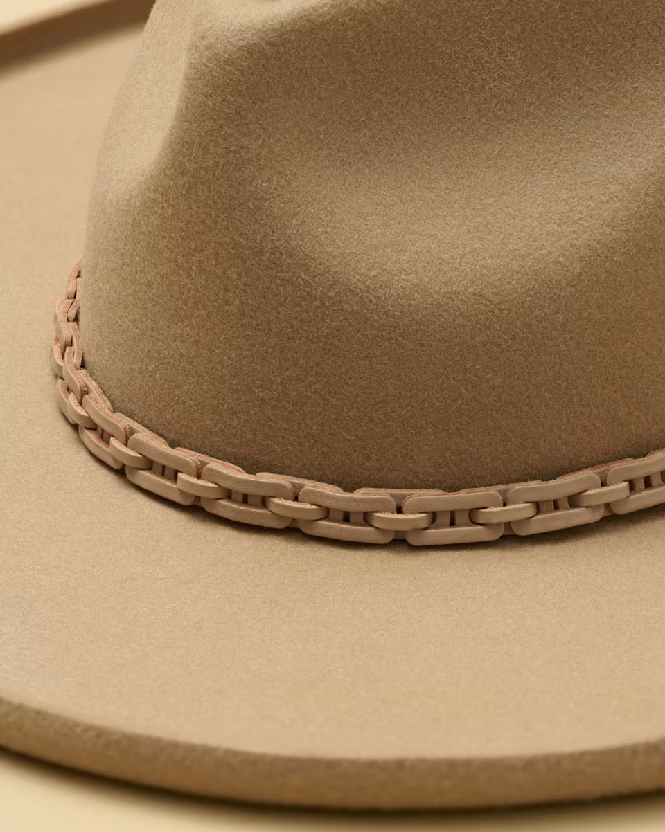 Leather Link Hat Band
